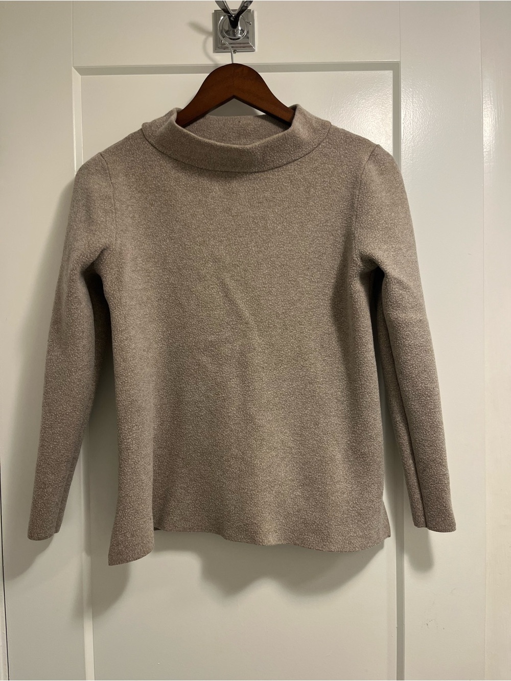 Apt. 9 Women's Mock Neck Sweater in Taupe